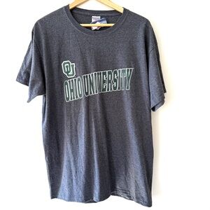 Officially Licensed Jerzees Gray Ohio University Men’s Collegiate T-shirt